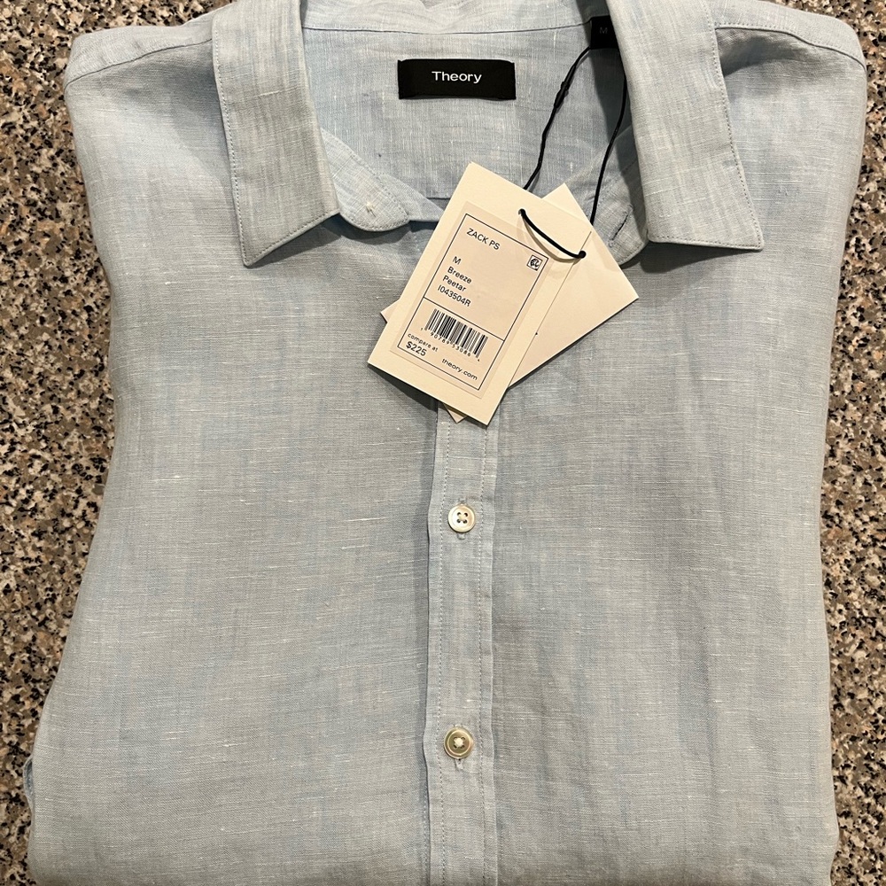 Men’s medium sized theory button down